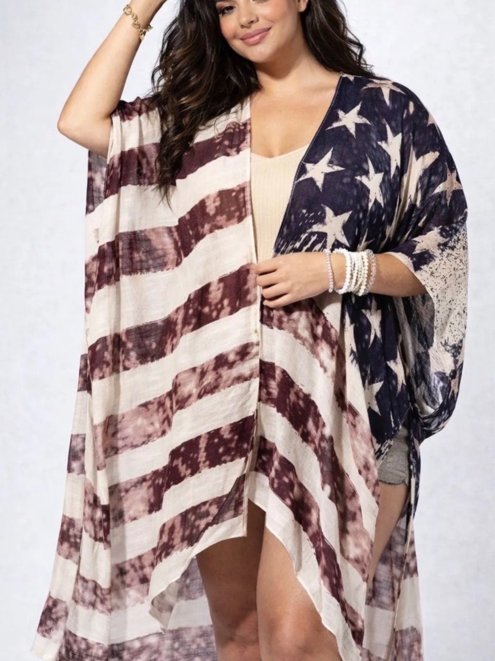 American Flag Kimono | NWT | OS